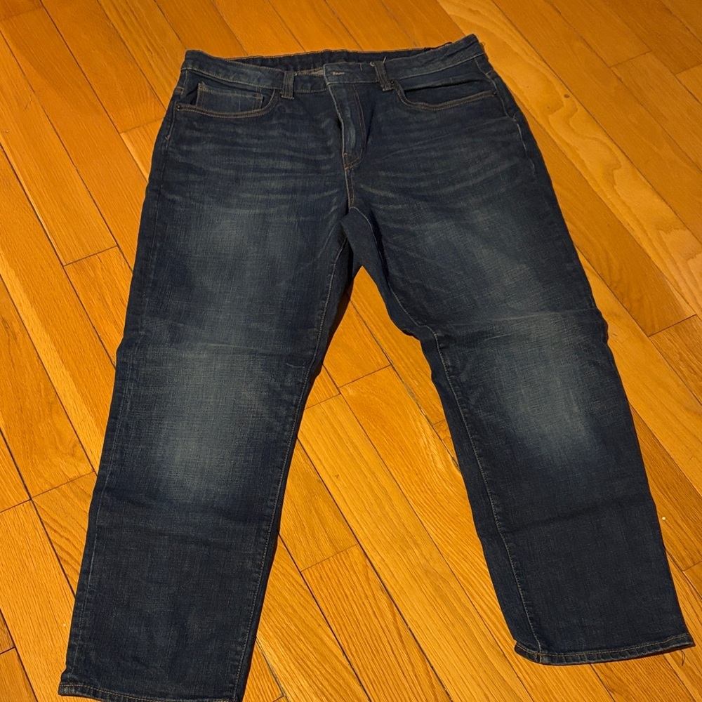 Buffalo David Bitton Men's Deep Indigo Relaxed Jeans 38x30